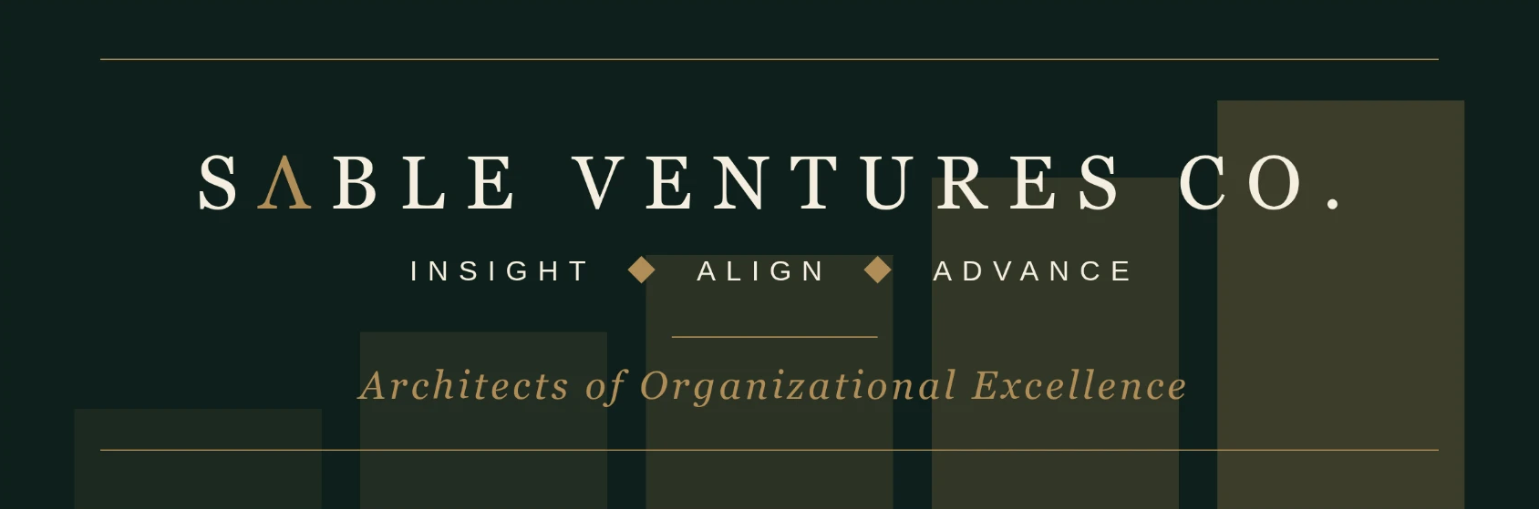 Sable Ventures Co. — Insight, Align, Advance. Architects of Organizational Excellence.